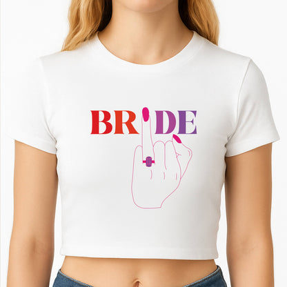 Bride - Bridal  Crop Top