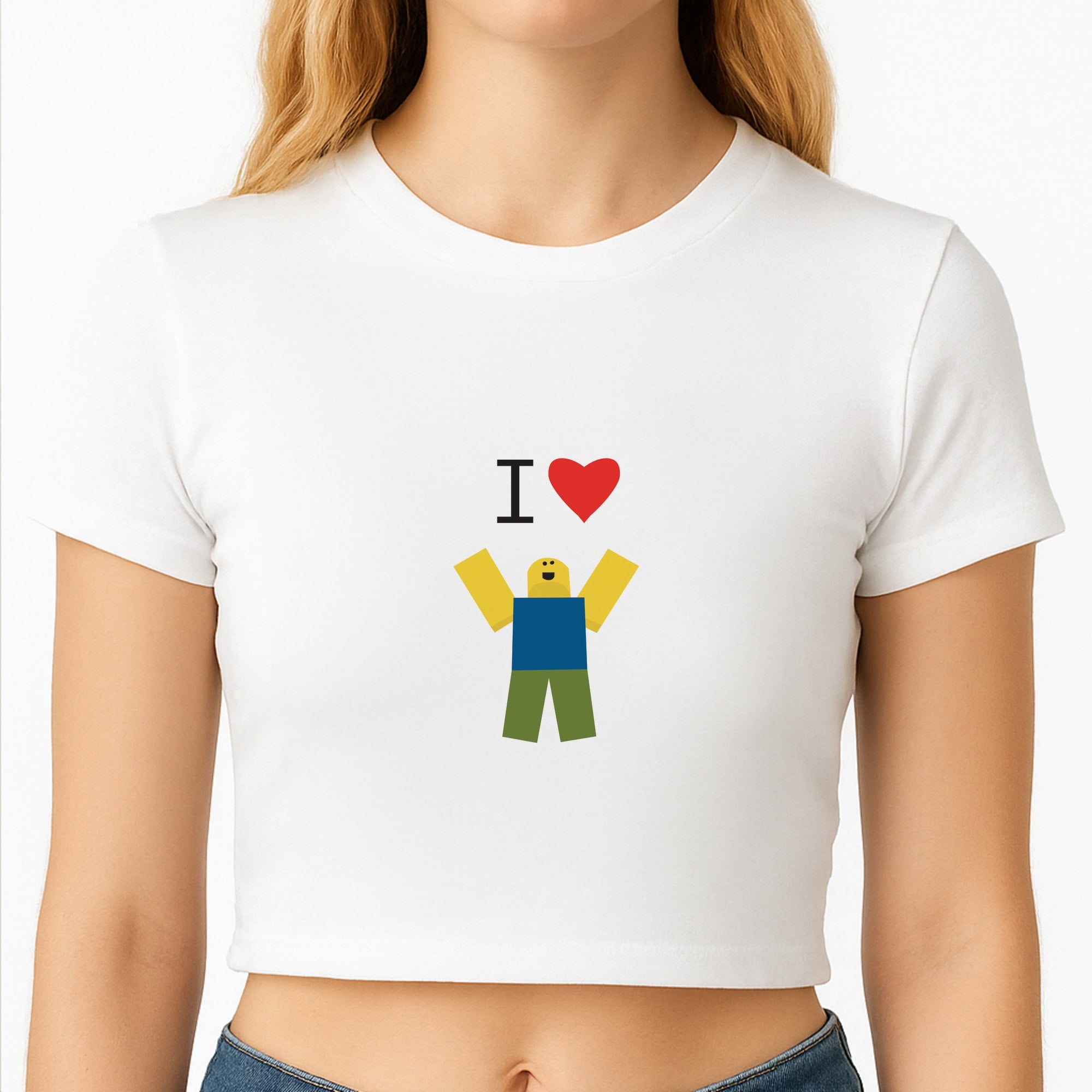 I love Blox Gaming Crop Top