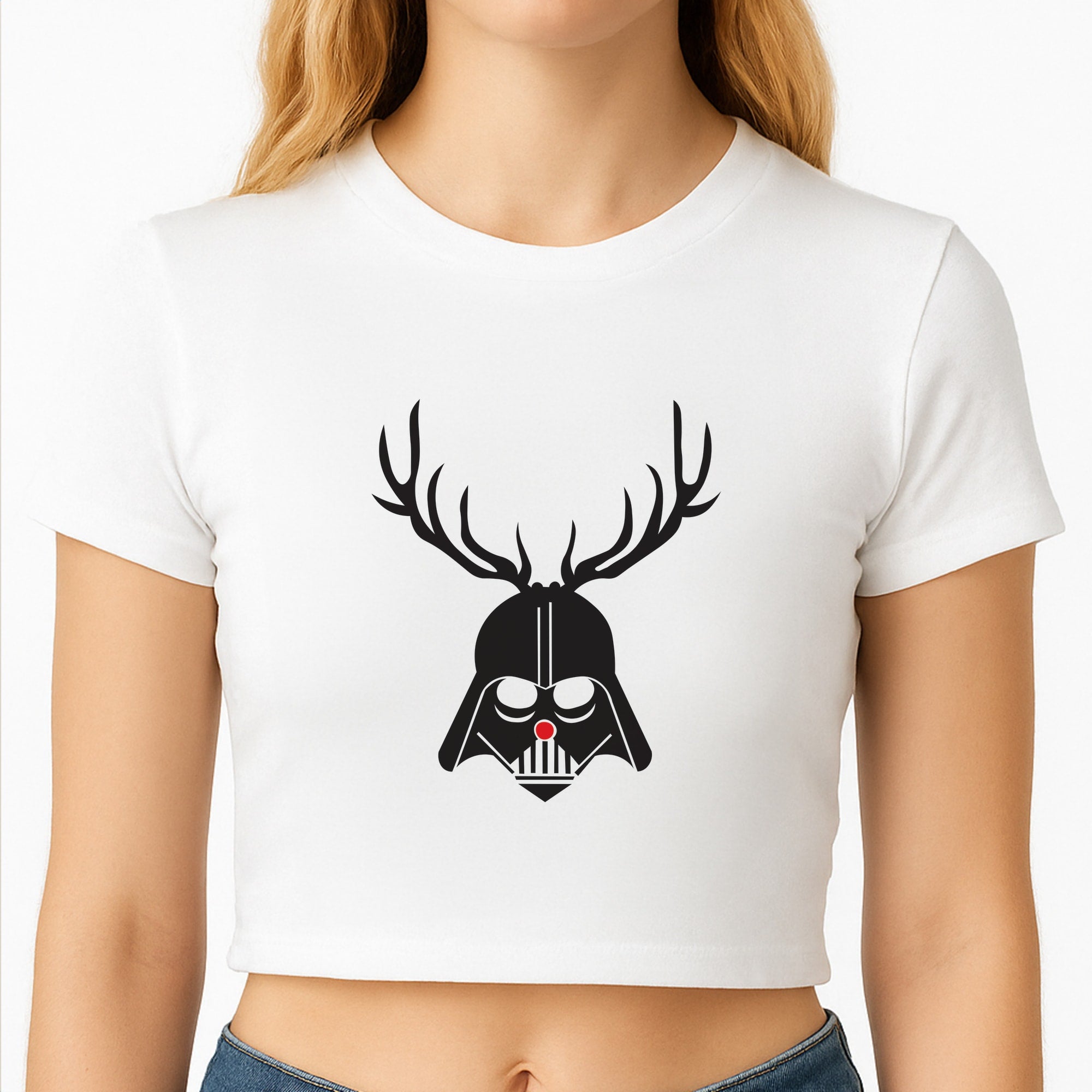 Christmas Darth Vader Crop Top