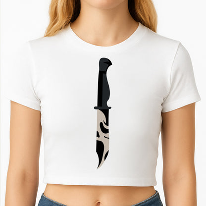 Ghostface Dagger - Scream Crop Top