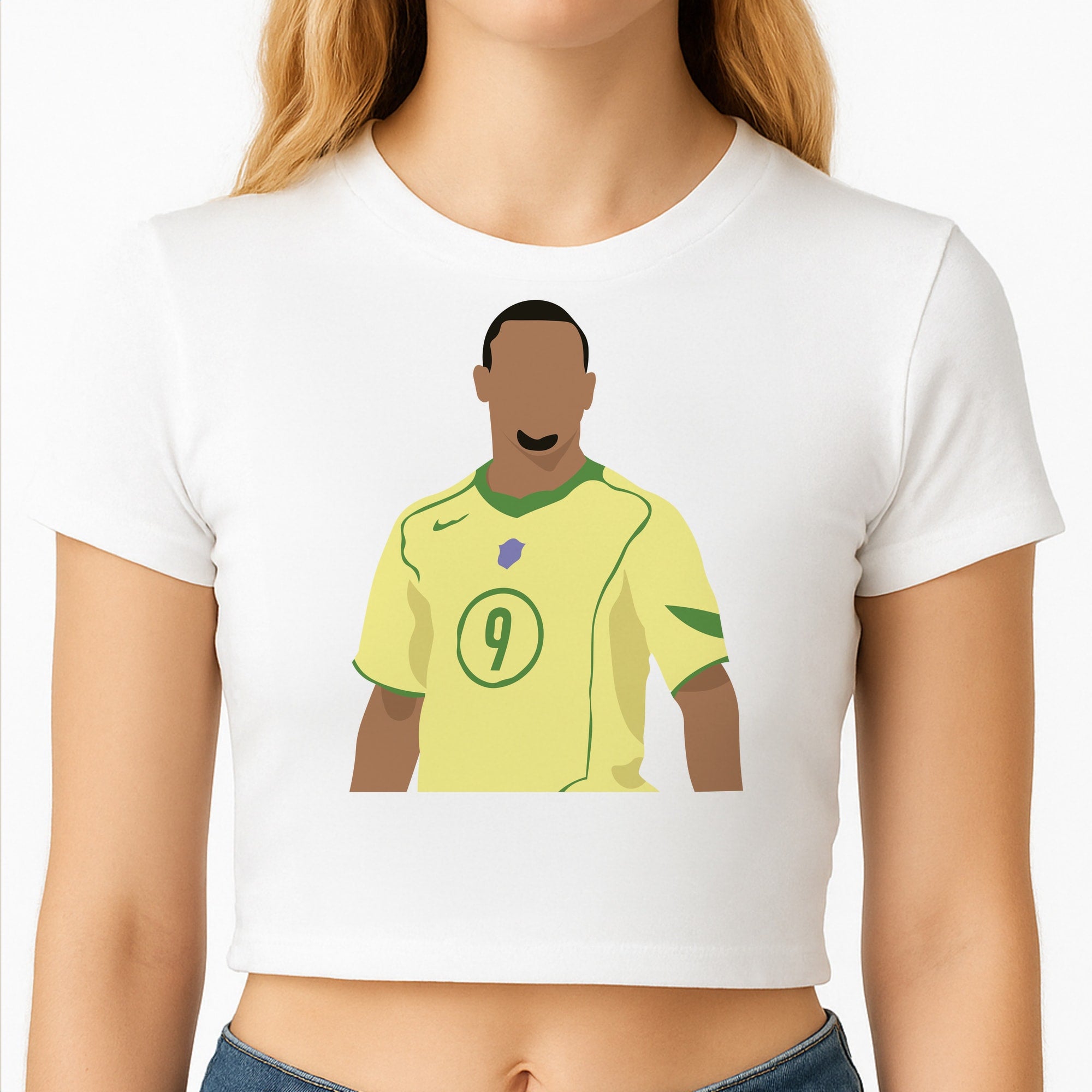 R9 Ronaldo - Football Crop Top