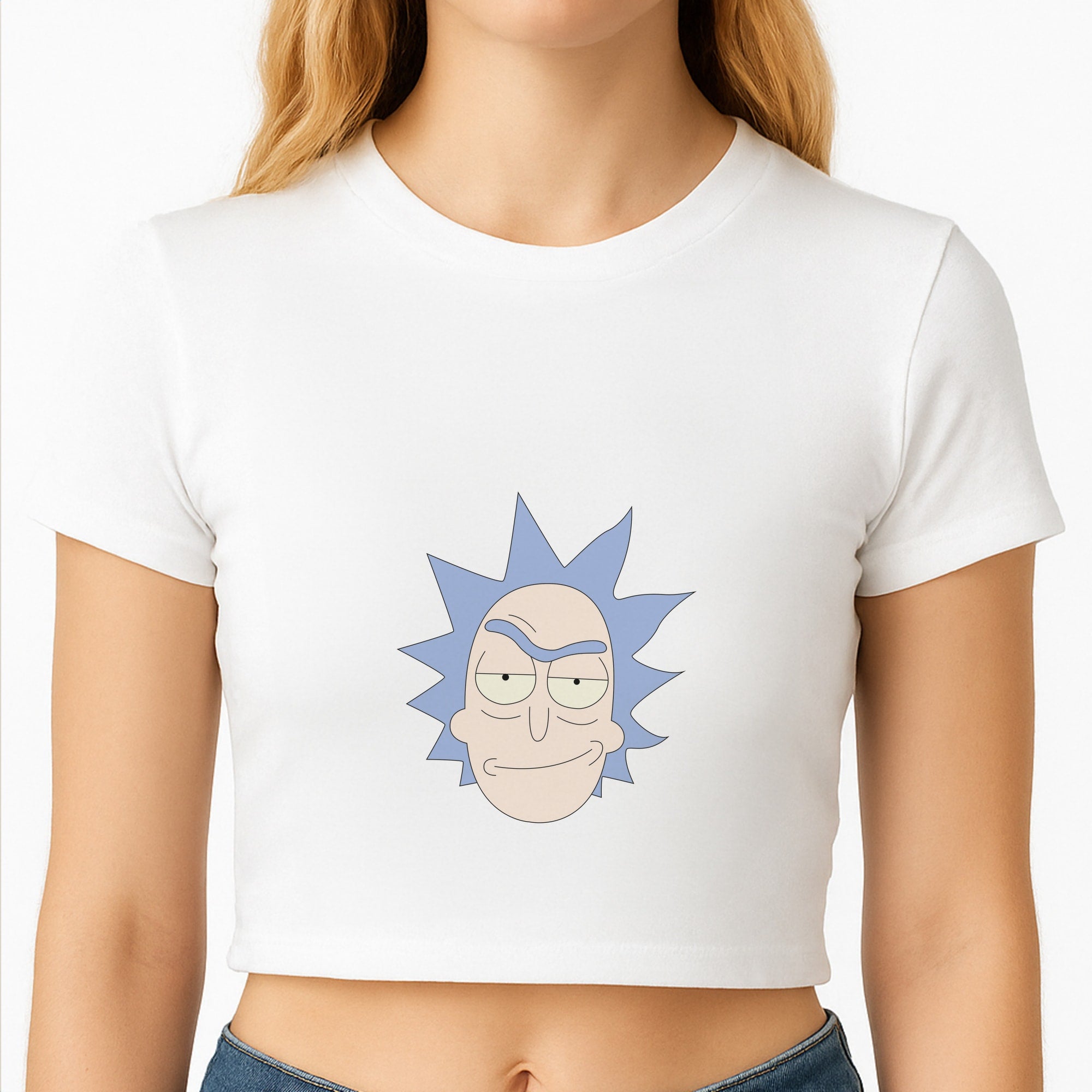 Smirk - Rick And Morty Crop Top