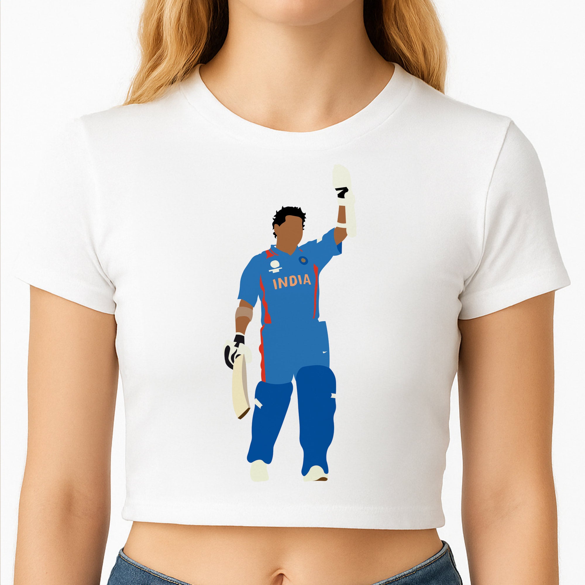 Tendulkar - Cricket Crop Top