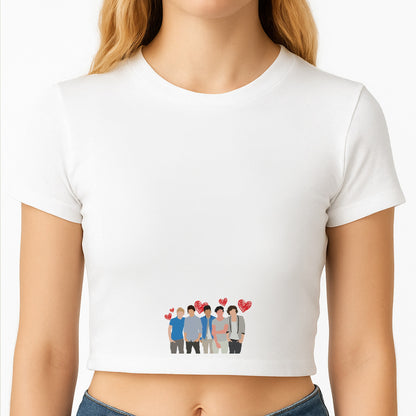 Love Band Crop Top