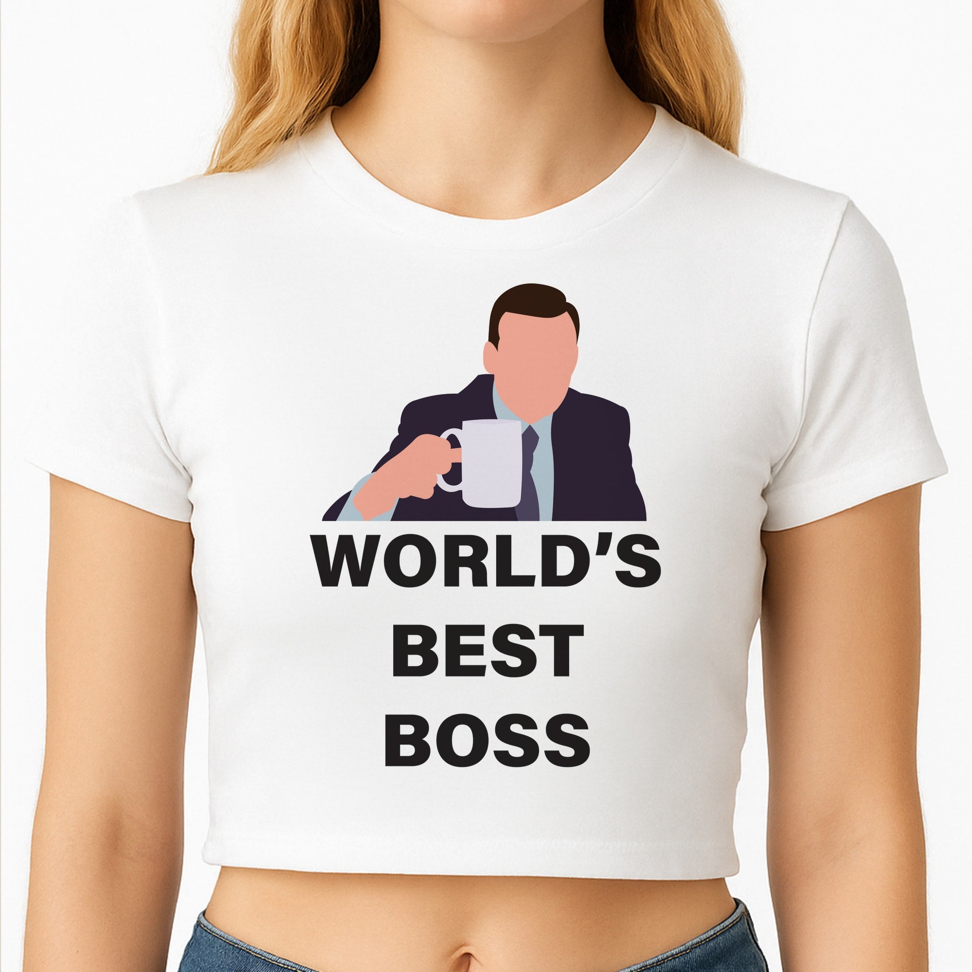 World's Best Boss - The Office Crop Top