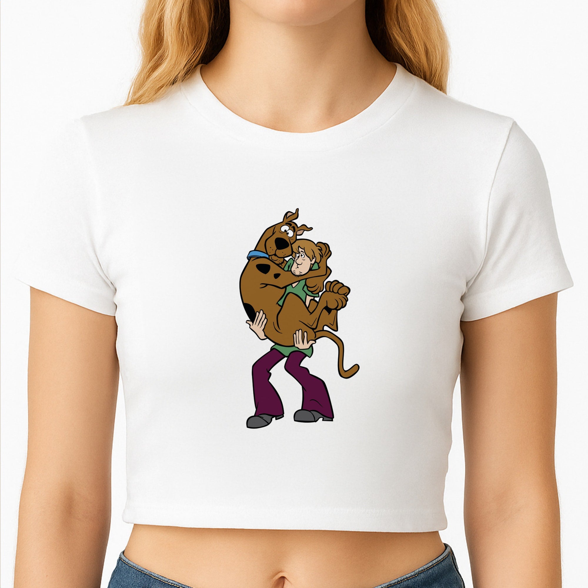 Shaggy And Scooby - Scoob Crop Top