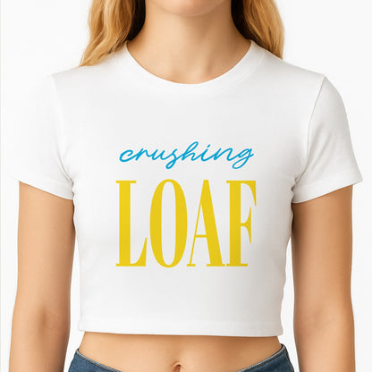 Crushing Loaf Blue Crop Top