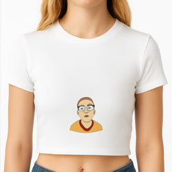 Know-It-All - Polar Christmas Crop Top