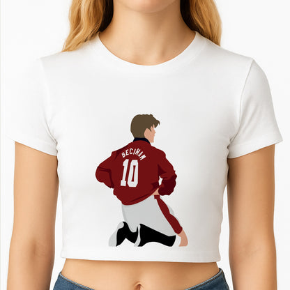 Beckham - Football Crop Top