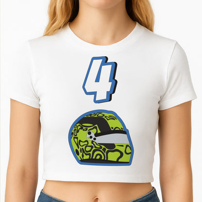 Helmet 4 Crop Top