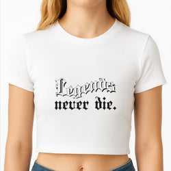Legends Never Die - Juice Crop Top