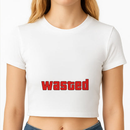 Wasted - Video Game Crop Top
