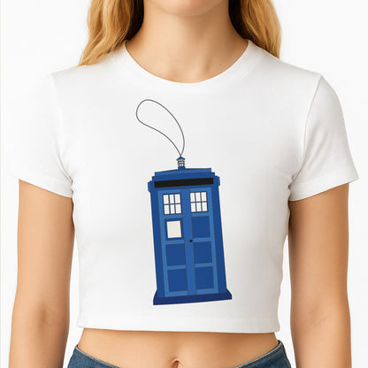 Tardis Ornement - Doctor Who Crop Top