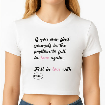 Fall In Love With Me Crop Top