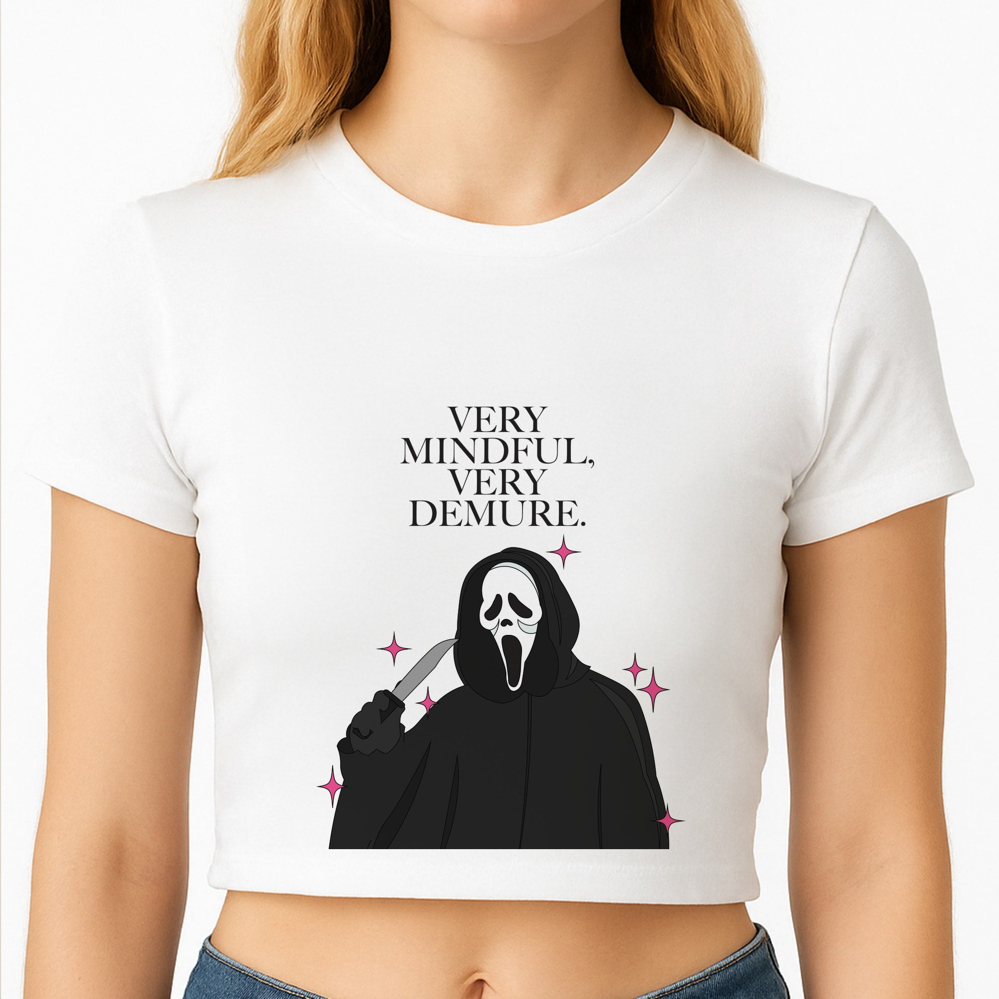 Very Mindful, Very Demure Crop Top
