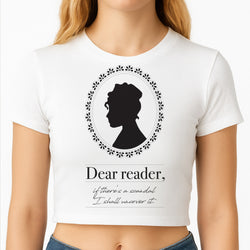Dear Reader Crop Top