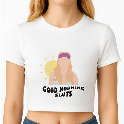 Good Morning - Halloween Queens Crop Top
