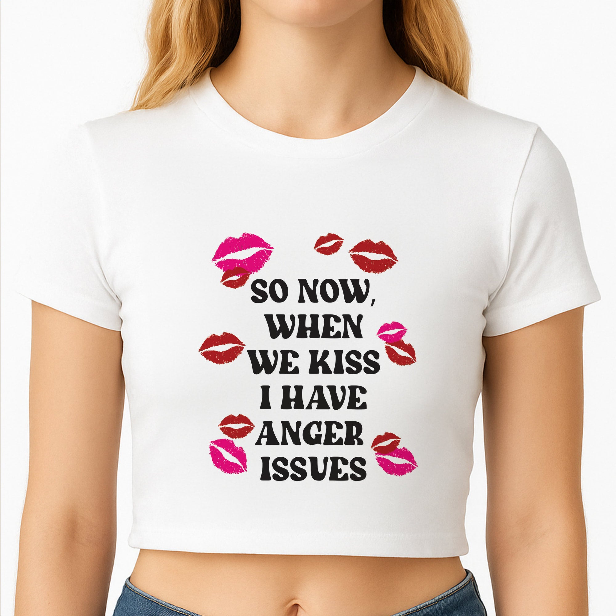 So Now When We Kiss I have Anger Issues - Chappell Crop Top