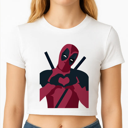 DP heart Crop Top