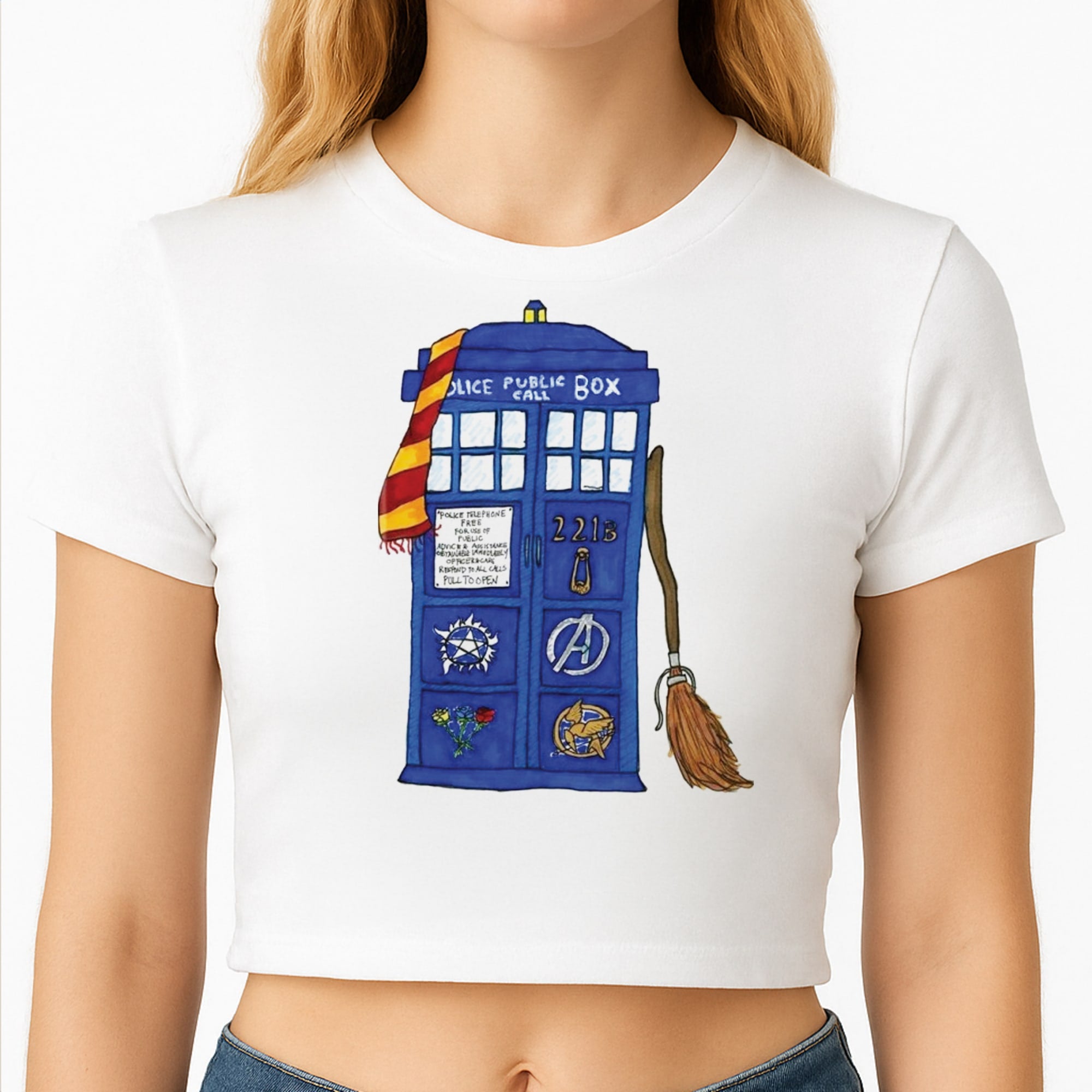 Multifandom Cartoon Crop Top