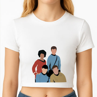 Characters Crop Top