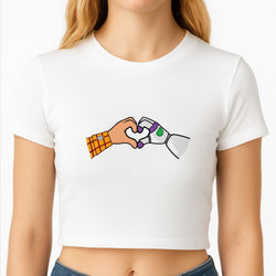 Woody And Buzz Love Crop Top
