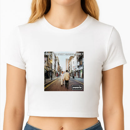 What's The Story Crop Top