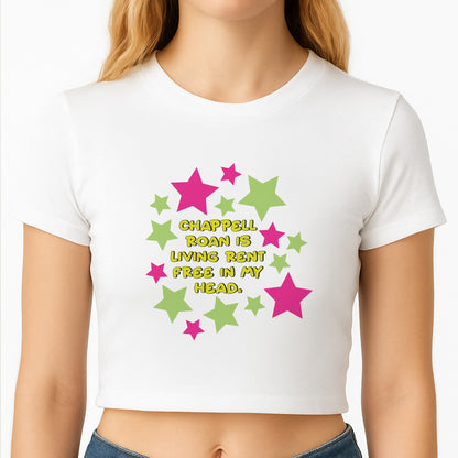 Chappell Rent Free In My Head Crop Top
