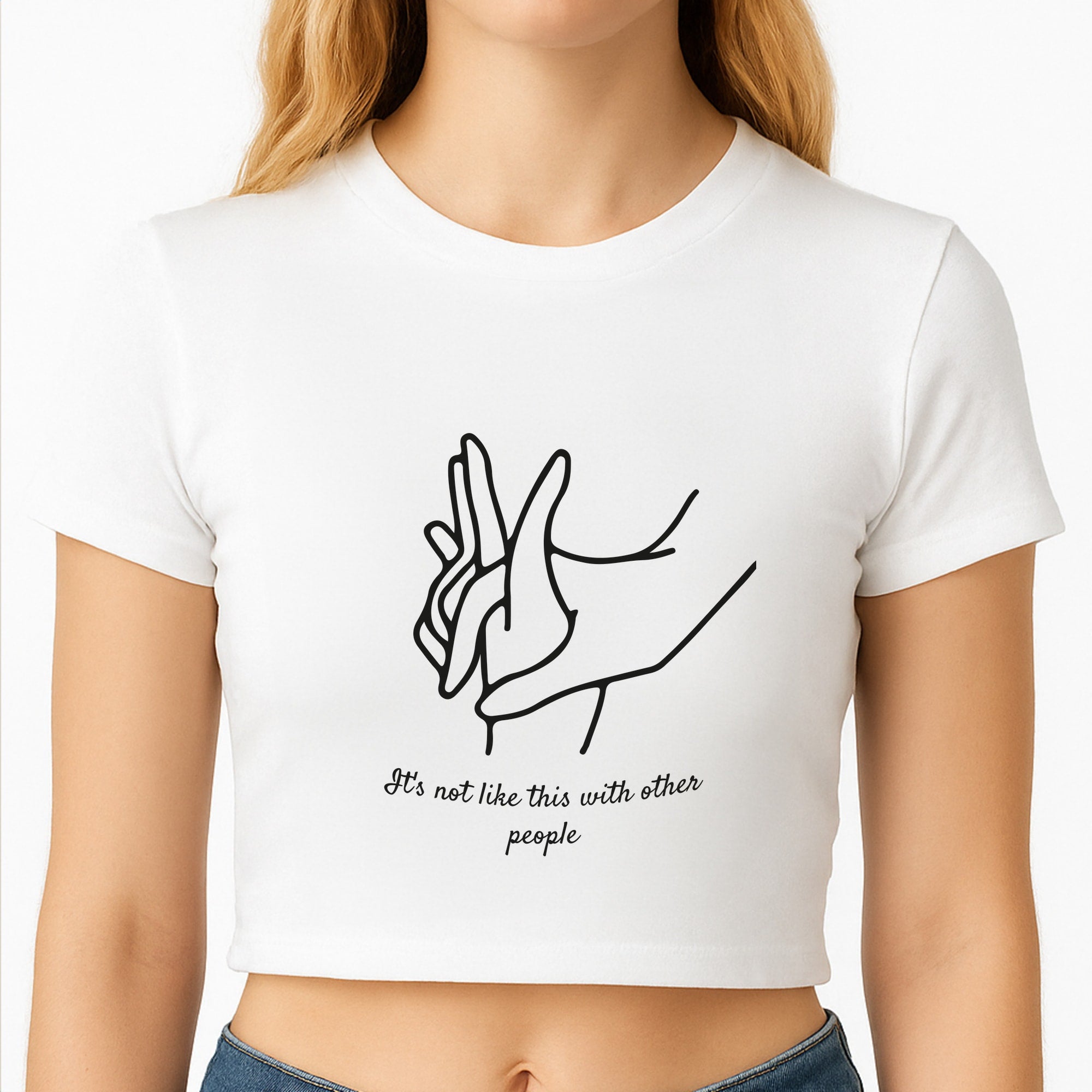 It's Not Like This With Other People Crop Top