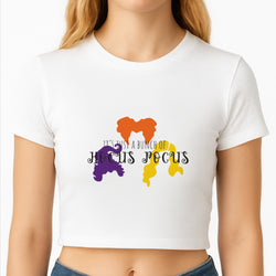 Hocus Halloween Time - Hocus Halloween Crop Top