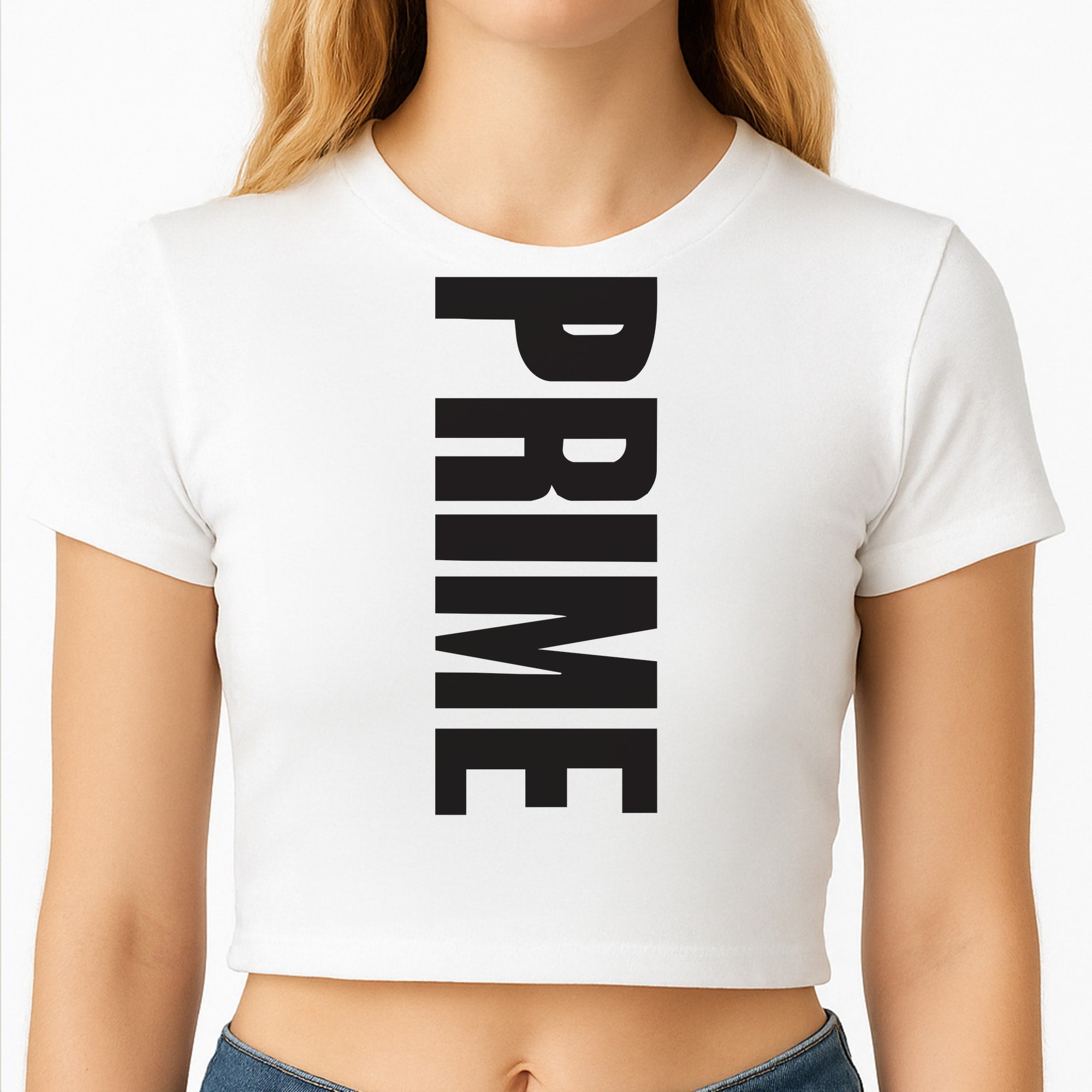 Prime - Blue Crop Top
