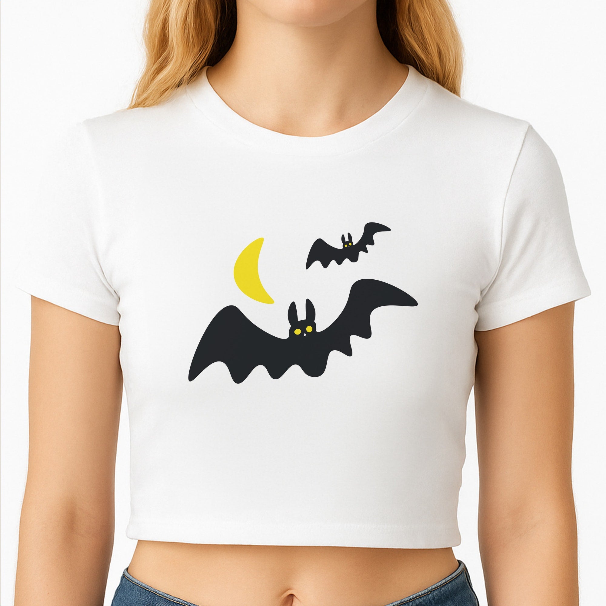 Halloween Pattern 4 Crop Top