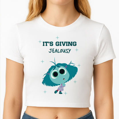 It's Giving Jelousy - Inside Out Crop Top