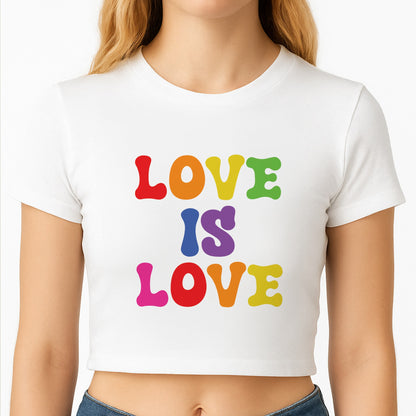Love Is Love - Pride Crop Top