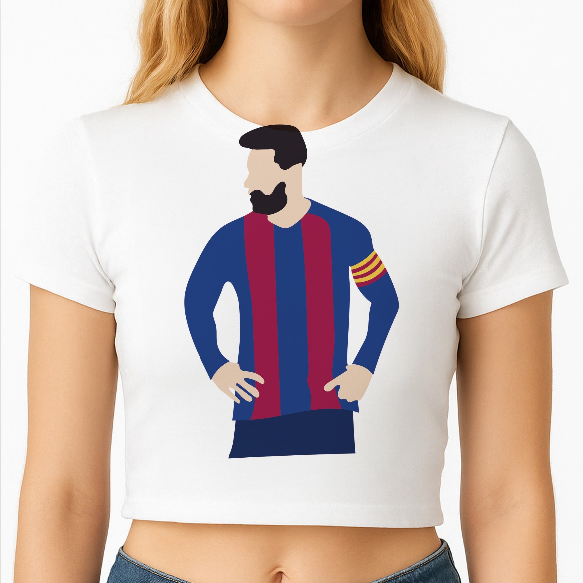 Messi Barca Crop Top