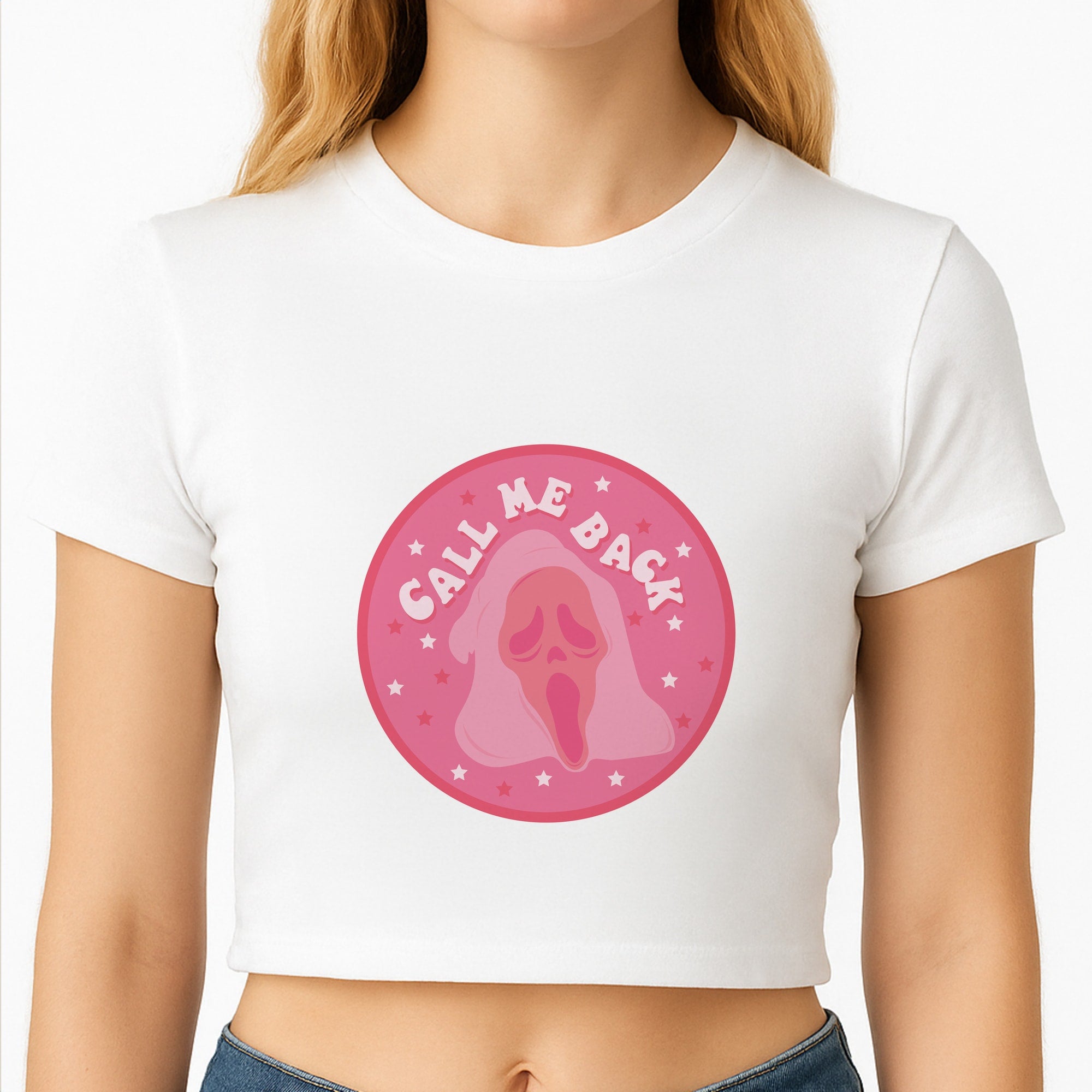 Call Me Back Ghostface - Scream Crop Top