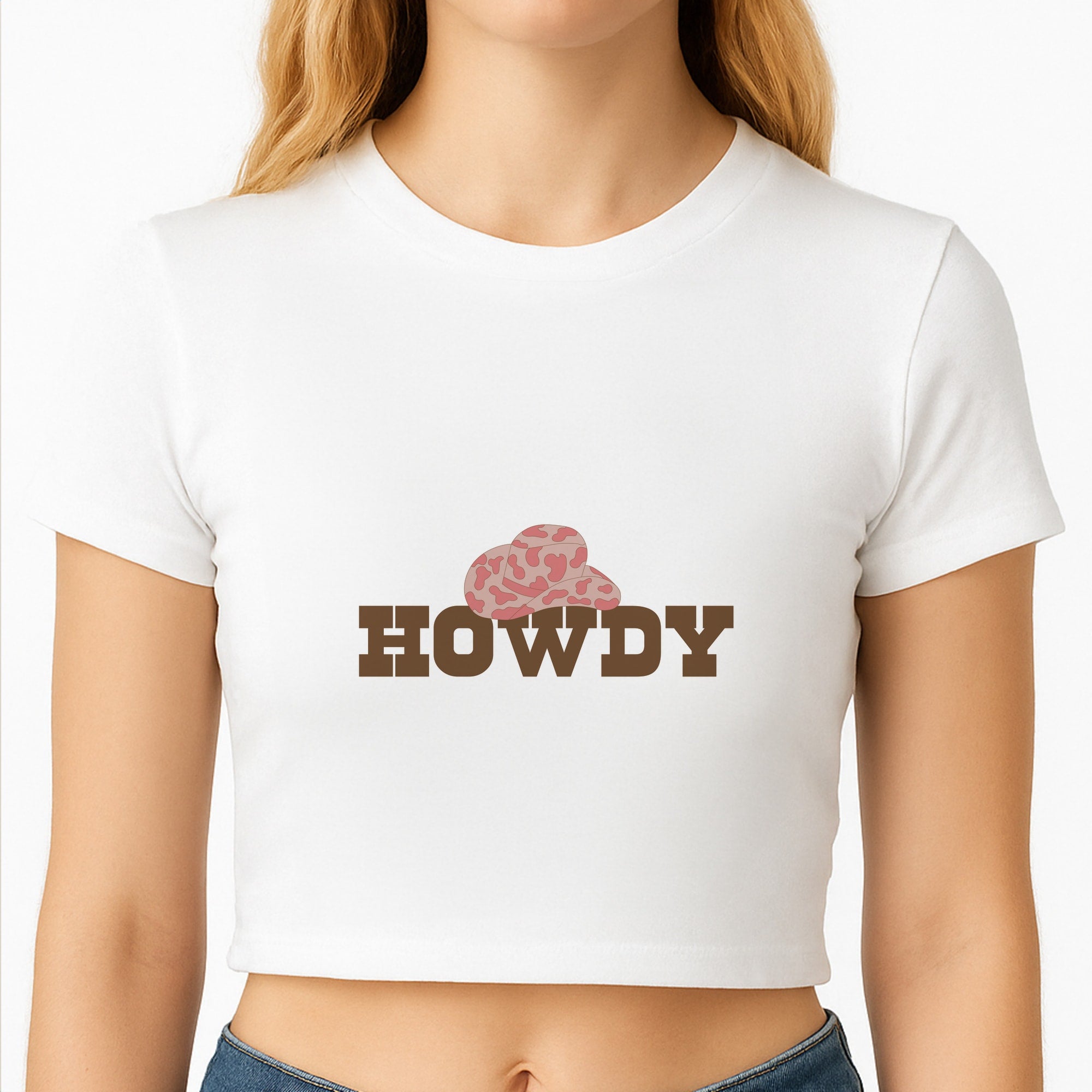 Howdy - Western  Crop Top