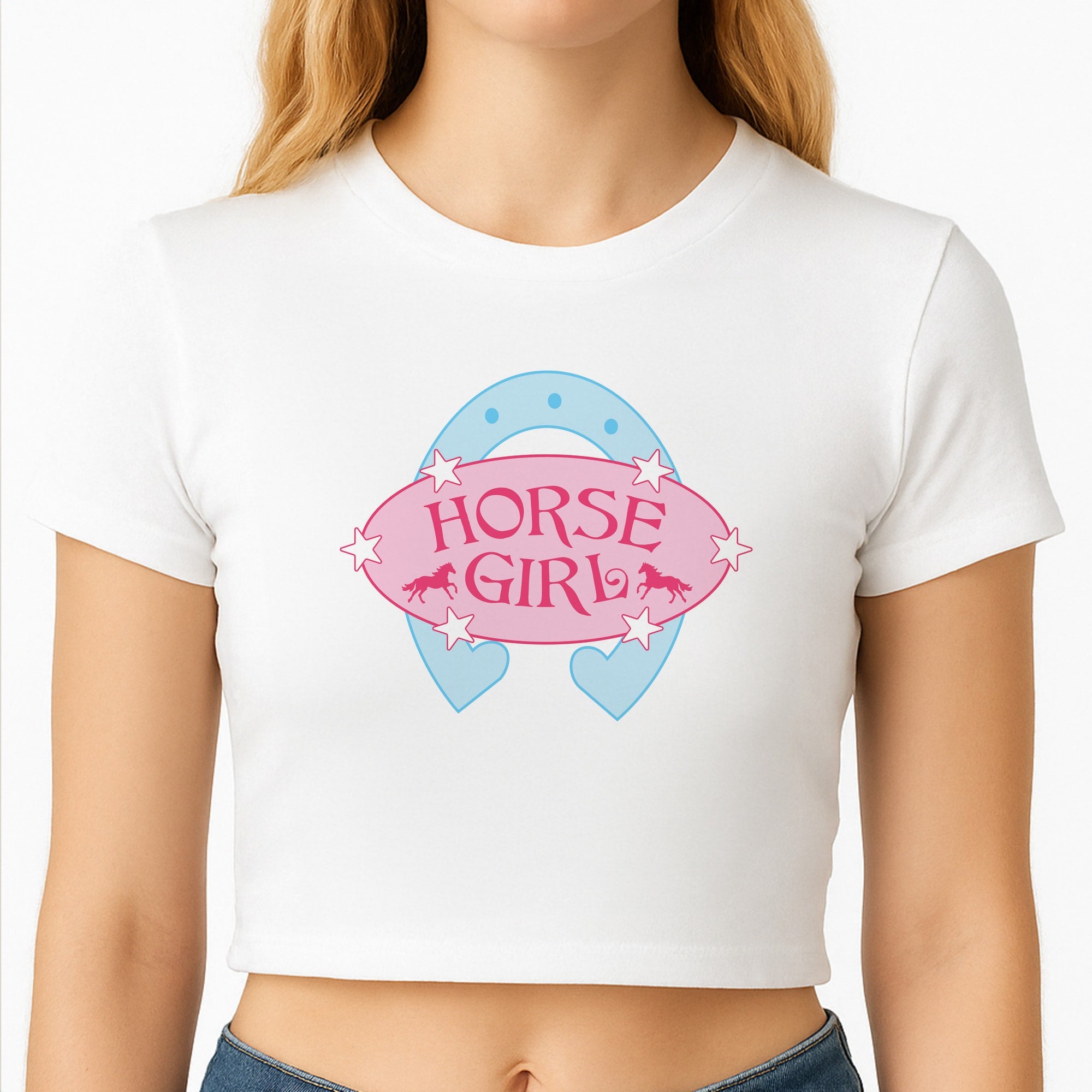 Horse Girl - Horses Crop Top
