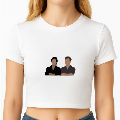 Salvatore Cartoons - VD Crop Top
