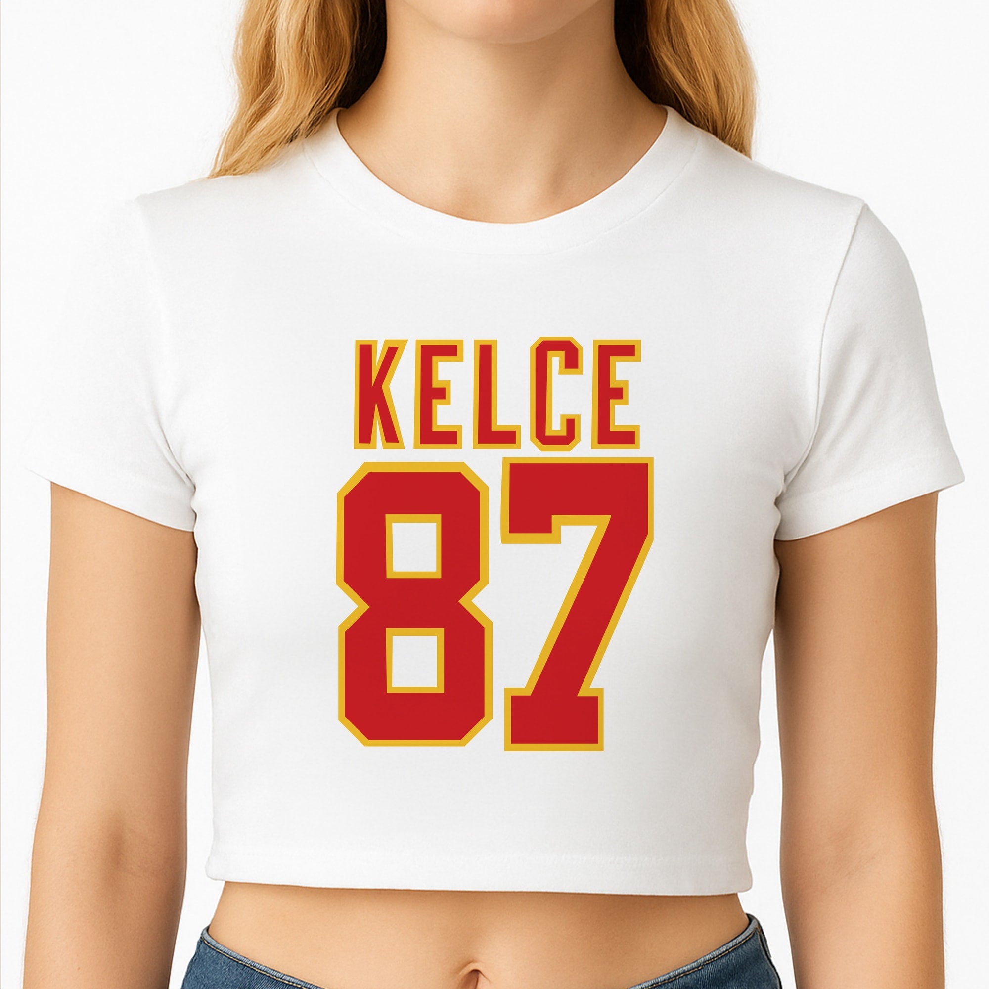 Kelce 87 - Travis Crop Top