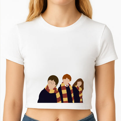 Wizard Cartoons Crop Top