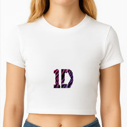 Zebra 1D Crop Top