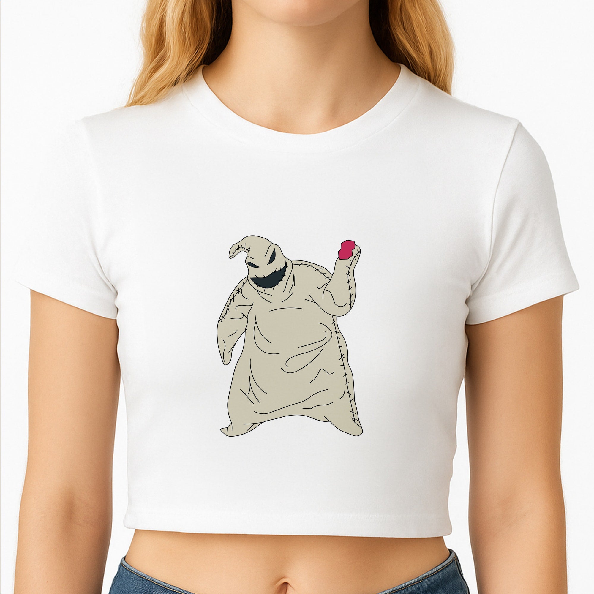 Oogie Boogie Green - TNBC Crop Top