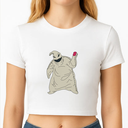 Oogie Boogie Green - TNBC Crop Top