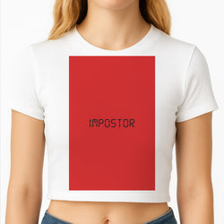 Imposter - Among Us Crop Top