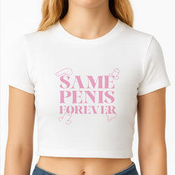 Same Forever - Bridal Crop Top