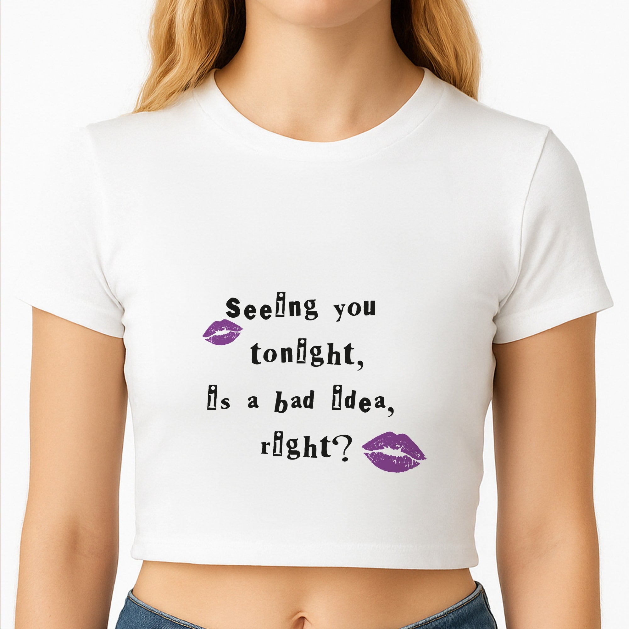 Seeing You Tonight - Olivia Crop Top
