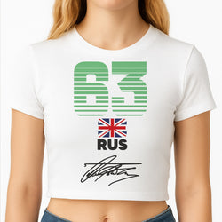 George Russel - F1 Crop Top