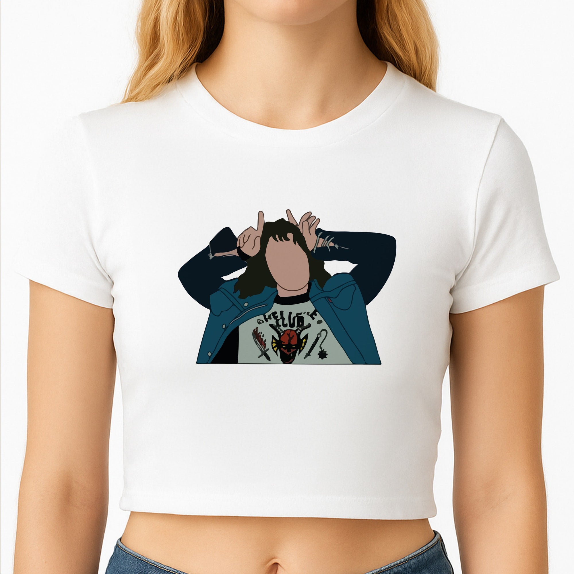 Eddie Munson Crop Top