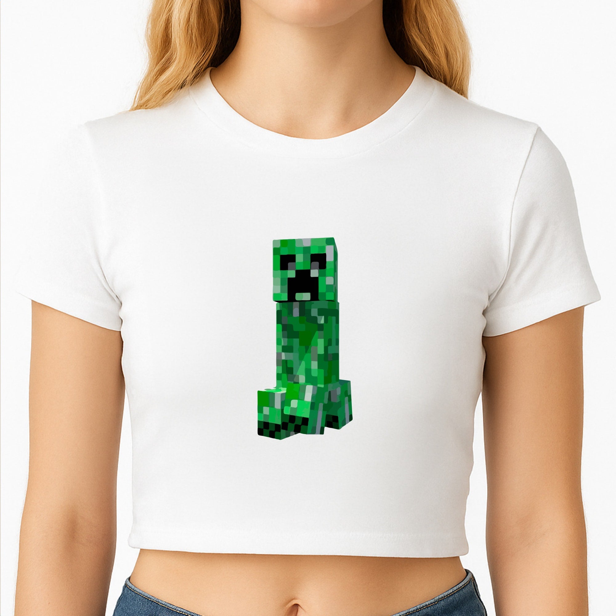 Mining Creeper Crop Top